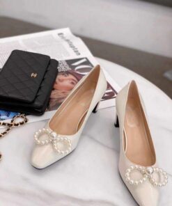 Replica Dior Women Pump Dior Designer Shoes 81154 Beige