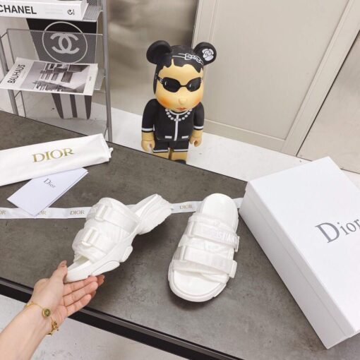 Replica Dior Slippers Hot Sale Dior Sandals White 81181 5