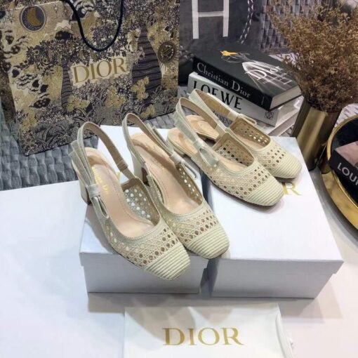 Replica Dior Pumps Designer Dior Sneakers Flats Shoes Women 81106 Off White 6