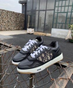 Replica Dior 3SN272 B27 Low Top Sneaker Black Smooth Calfskin 2