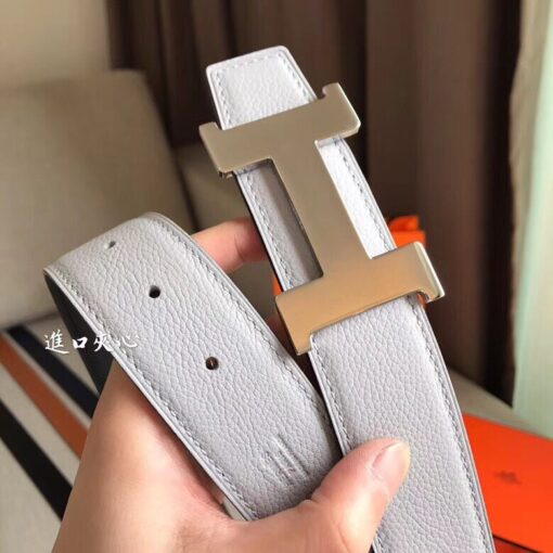 Replica Hermes Constance Belt Buckle & Perle Clemence 38 MM Strap 3