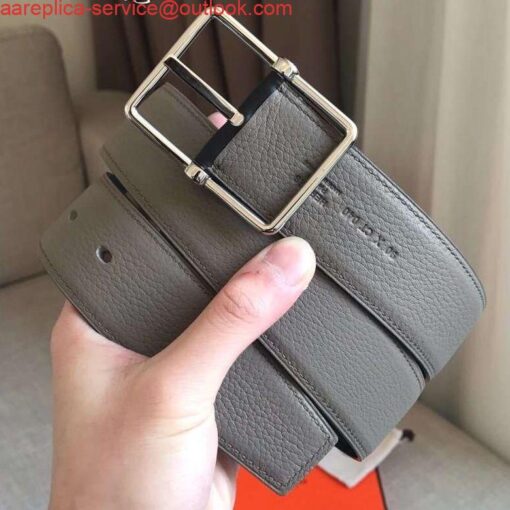 Replica Hermes Grey Saddle 38MM Reversible Belt