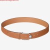 Replica Hermes James 35MM Belt In Black Box Calfskin 7