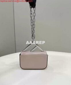 Replica Fendi 7AS173 Fendi First Sight Light Pink leather Nano bag