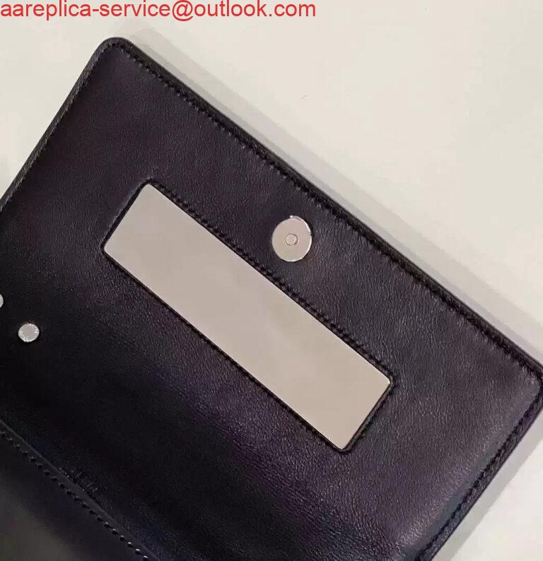 Replica Fendi 8BS072 Fendi First Sight Black leather mini bag 7