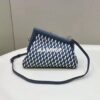 Replica Fendi 8BP129 Fendi First Small Navy blue woven leather bag 9