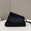 Replica Fendi 8BP129 First Small Green braided leather bag 80103 15