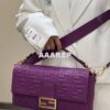 Replica Fendi 8BR771 Baguette Large White leather bag 9