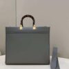 Replica Fendi 8BH386 Sunshine Medium Bag Gray leather shopper 8266S 10