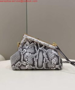 Replica Fendi 8BP129 FENDI FIRST Small Natural python leather bag