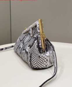 Replica Fendi 8BP129 FENDI FIRST Small Natural python leather bag 2