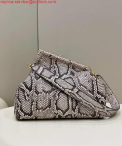 Replica Fendi 8BP127 FENDI FIRST Medium Natural python leather bag 2