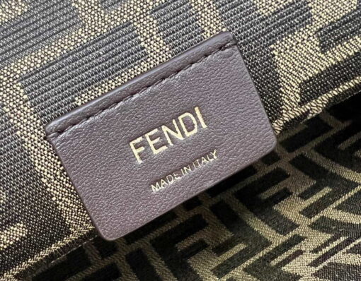 Replica Fendi 8BP127 FENDI FIRST Medium Silver laminated leather bag 6