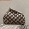 Replica Fendi 8BP127 Fendi First Medium Beige flannel bag with embroidery 9