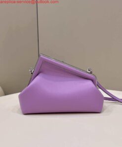 Replica Fendi 8BP129 First Small Fuchsia leather bag 80018M Purple