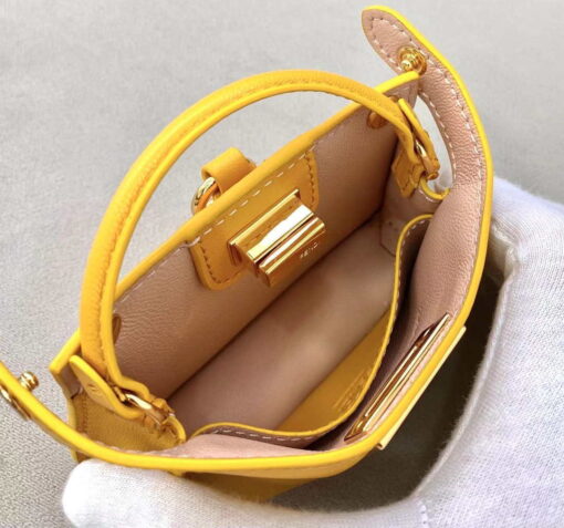 Replica Fendi 7AR993 FENDI PICO PEEKABOO Charm 8385 Yellow 8