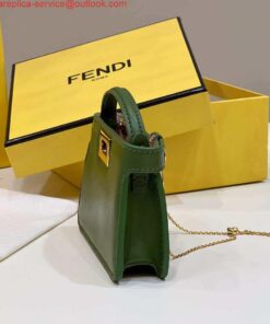 Replica Fendi 7AR993 FENDI PICO PEEKABOO Charm 8385 Green 2