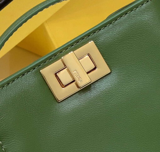 Replica Fendi 7AR993 FENDI PICO PEEKABOO Charm 8385 Green 6