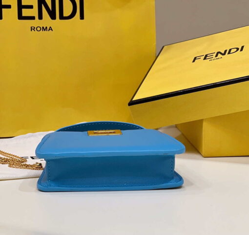 Replica Fendi 7AR993 FENDI PICO PEEKABOO Charm Blue 8385 3