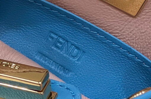 Replica Fendi 7AR993 FENDI PICO PEEKABOO Charm Blue 8385 6