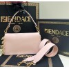 Replica Fendi 8BR801 Baguette brooch Fendace Blue leather 8563 bag 10