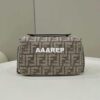 Replica Fendi 8BP129 Fendi First Small Gold-colored leather and sequinned bag 80066 9