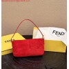 Replica Fendi 8BR792 Medium Baguette 1997 Rose Red Satin Bag with Sequins 8528 13