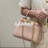 Replica Fendi 8BN244 Peekaboo Iconic Mimi Rose red Leather 8315 Bag 9