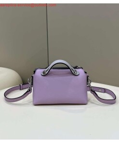 Replica Fendi 8BL145 By The Way Mini Purple leather small Boston bag