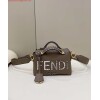 Replica Fendi 8BL145 By The Way Mini Purple leather small Boston bag 9