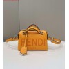 Replica Fendi 8BL145 By The Way Mini Gray leather small Boston bag 9