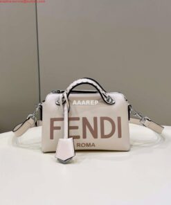 Replica Fendi 8BL145 By The Way Mini White leather small Boston bag