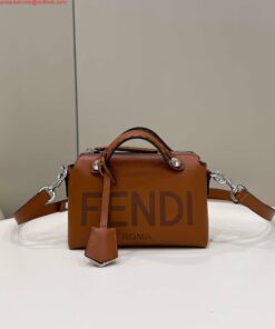 Replica Fendi 8BL145 By The Way Mini Brown leather small Boston bag