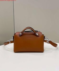 Replica Fendi 8BL145 By The Way Mini Brown leather small Boston bag 2