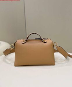 Replica Fendi 8BL146 By The Way Medium Apricot leather Boston bag