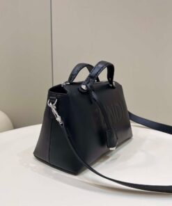 Replica Fendi 8BL146 By The Way Medium Black leather Boston bag 2