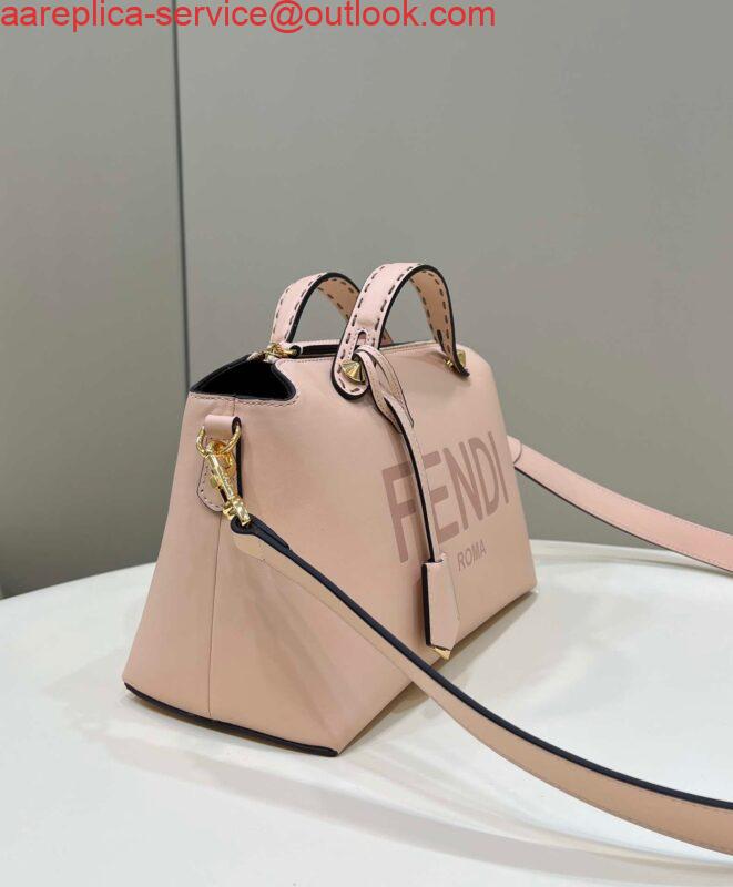 Replica Fendi 8BL146 By The Way Medium Pink leather Boston bag 2