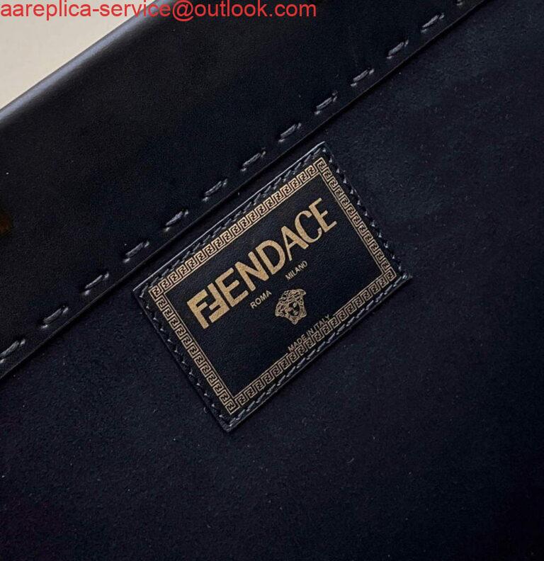 Replica Fendi 8BH386 Sunshine Medium Tote Bag Black 6