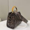 Replica Fendi 8BH386 Sunshine Medium Tote Bag Black 9