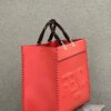 Replica Fendi 8BH386 Sunshine Medium Fuchsia Leather Shopper Bag 8535 Khaki 9