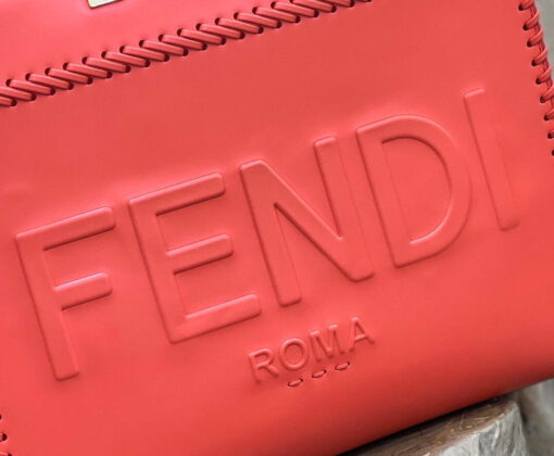 Replica Fendi 8BH386 Sunshine Medium Fuchsia Leather Shopper Bag 8535 Multicolour 4