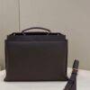 Replica Fendi 7VA529 Peekaboo ISeeU Medium Black Leather Bag 10