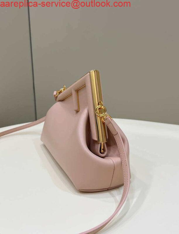 Replica Fendi 8BP129 First Small Fuchsia leather bag 80018M Pink 3