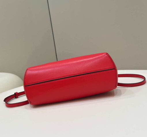 Replica Fendi 8BP129 First Small Fuchsia leather bag 80018M Red 4