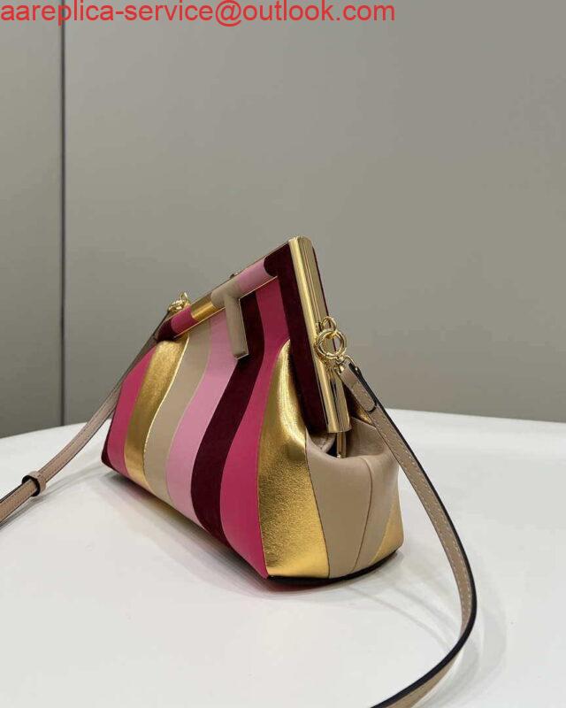 Replica Fendi 8BP129 Fendi 8BP129 First Small Leathe bag with multicolour inlay 80018M 2