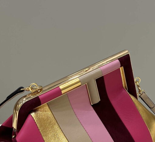 Replica Fendi 8BP129 Fendi 8BP129 First Small Leathe bag with multicolour inlay 80018M 4