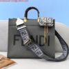 Replica Fendi 8BP129 Fendi First Small Pink sequinned bag 80018M 9