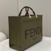 Replica Fendi 8BH386 Sunshine Medium Bag 8266S Dark Grey leather shopper 9