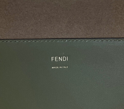 Replica Fendi 8BH386 Sunshine Medium Bag 8266S Green leather shopper 6