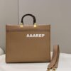 Replica Fendi 8BH386 Sunshine Medium Bag 8266S Green leather shopper 9